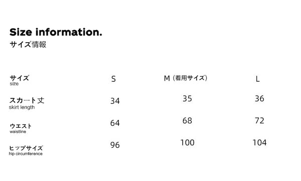 Size info