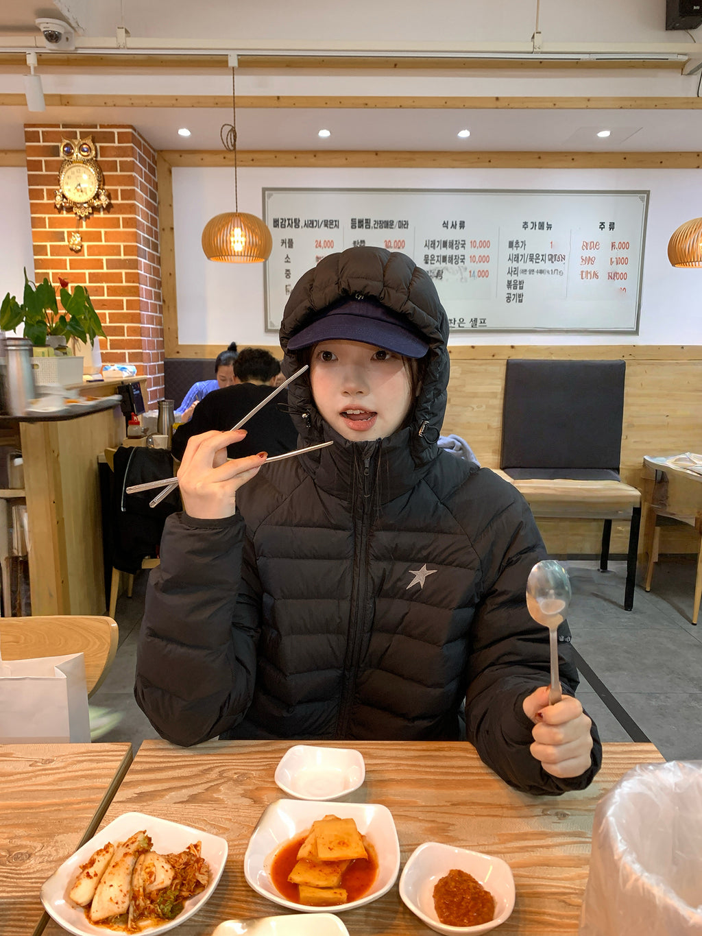 RAINY軽量連帽スペアリブダウンジャケット