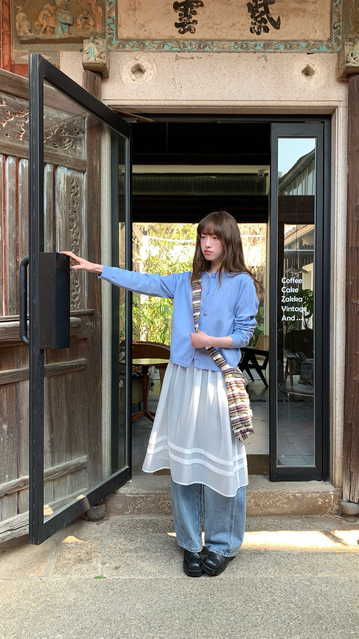 RAINY 韓国風無地重ね着薄手のシフォンキャミソールドレス26SC23672J