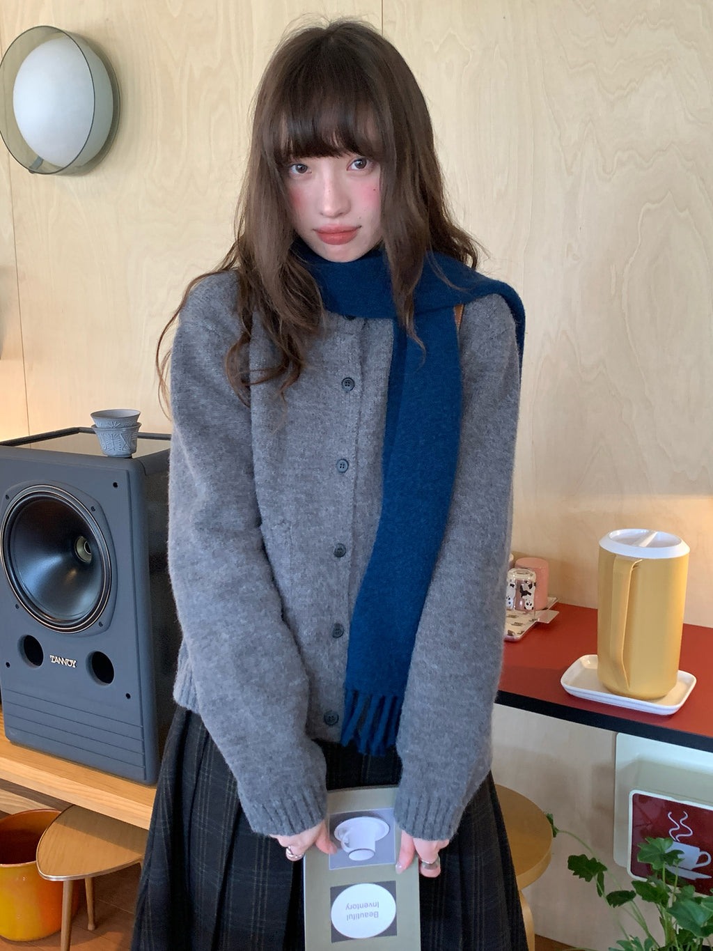 RAINY秋冬チェックプリーツスカート