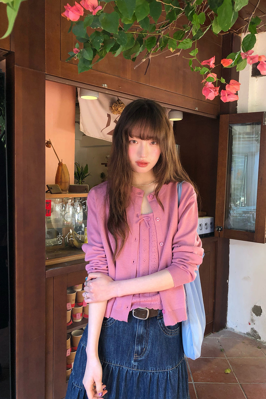 RAINY スウィート少女感マルチカラーニットカーディガン26SG23657Q