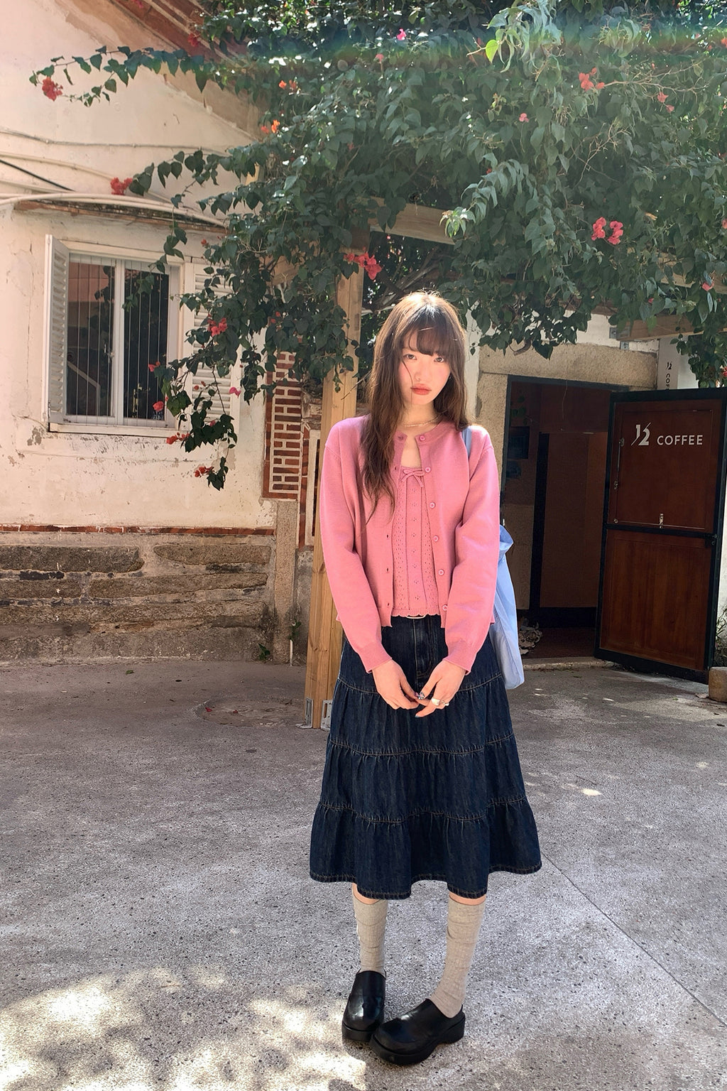 RAINY スウィート少女感マルチカラーニットカーディガン26SG23657Q