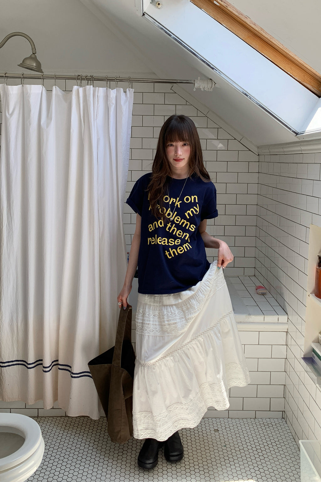 RAINY 固定シリーズのカジュアルなカジュアルプリントTシャツ25SA23299C