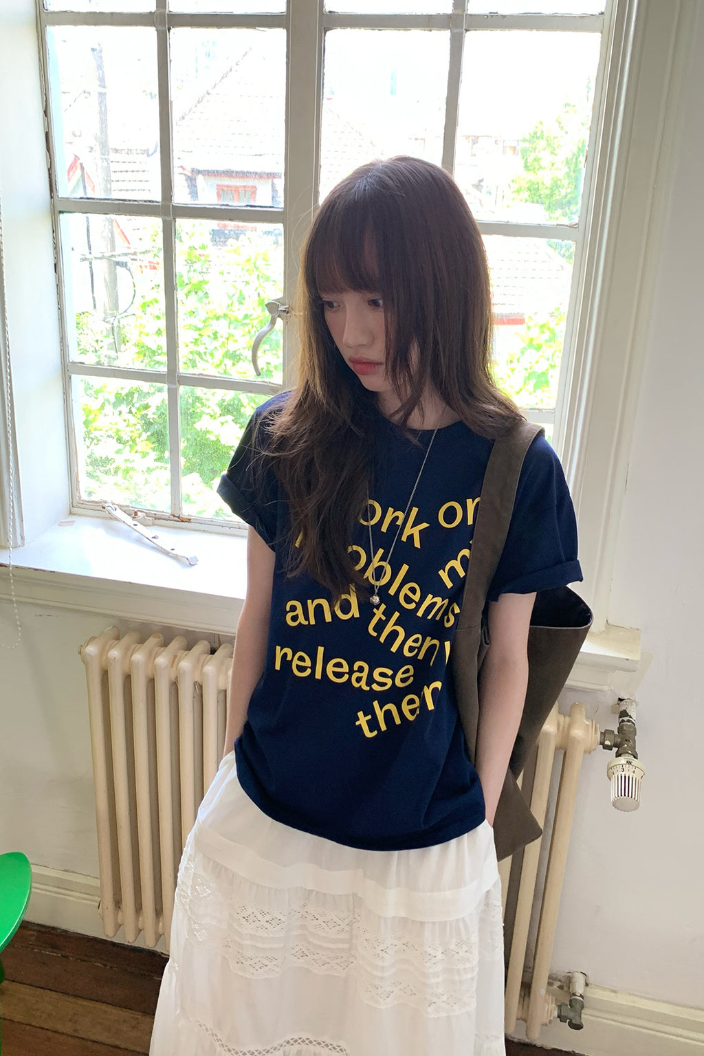 RAINY 固定シリーズのカジュアルなカジュアルプリントTシャツ25SA23299C