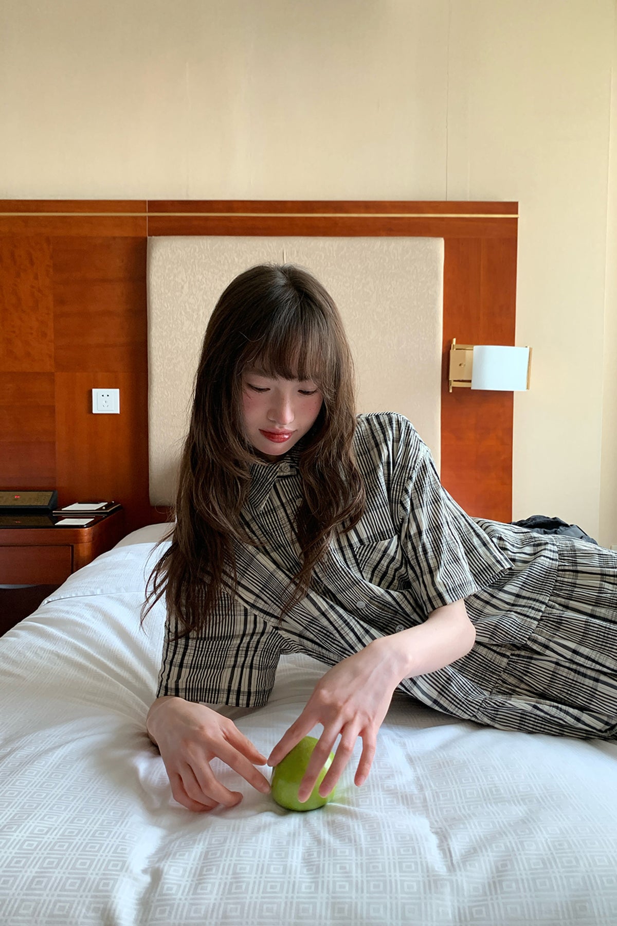 RAINY 韓国風レトロで芸術的なシャツワンピース25SC23213J