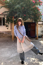 RAINY 森ガール風ドールカラー無地透かし彫りワンピース 26SC23612Q