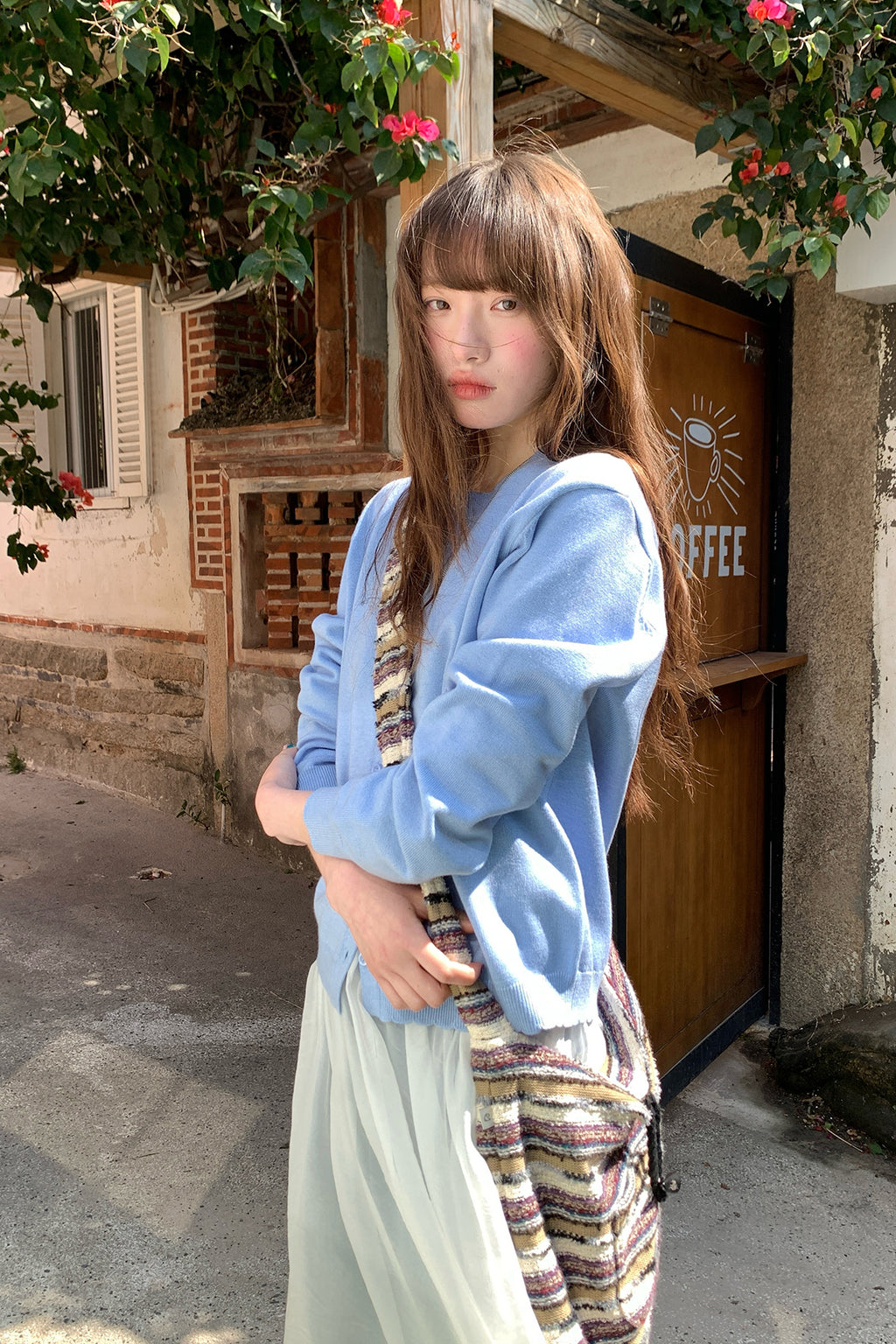RAINY スウィート少女感マルチカラーニットカーディガン26SG23657Q