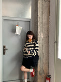 RAINYショートレトロ刺繍糸コーデュロイ半身スカート 24SC12461X