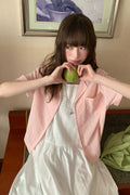 RAINY夏のフレッシュでラフなキューバネックシャツ26SA43693J