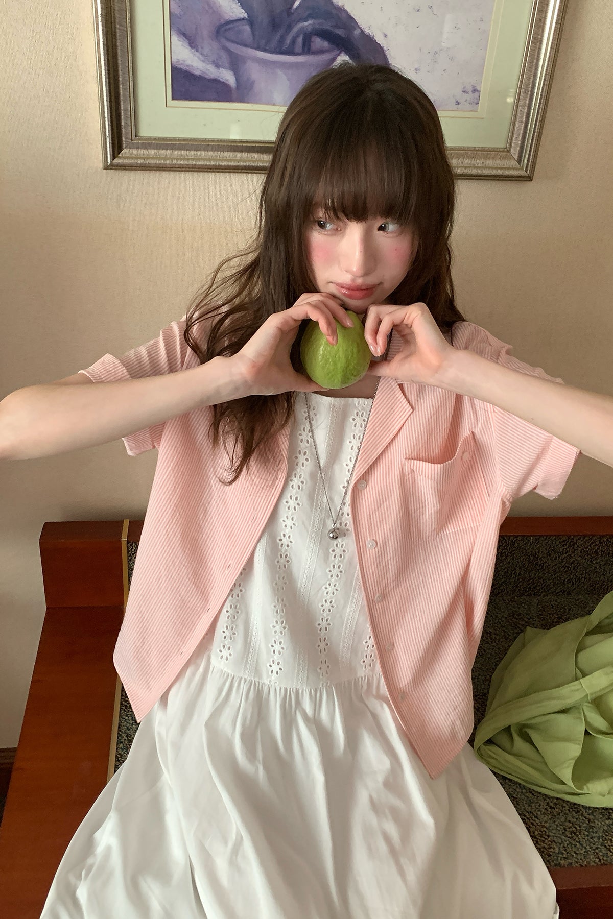 RAINY夏のフレッシュでラフなキューバネックシャツ26SA43693J