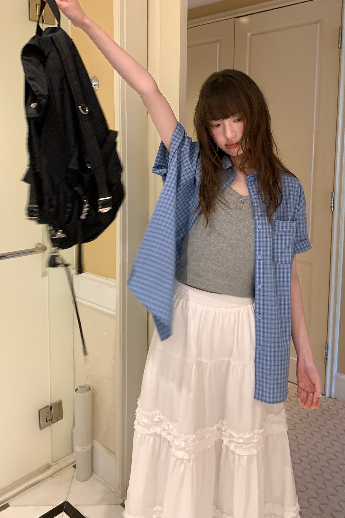 RAINY定番シンプル100均チェックシャツ26SA43731Q