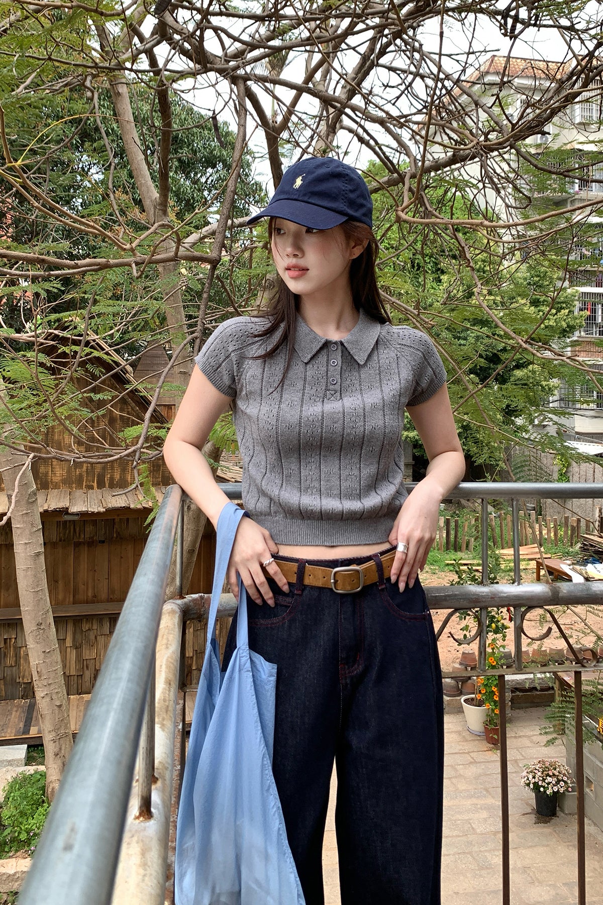 RAINYニット短袖ポロシャツTシャツ26SA23714Q
