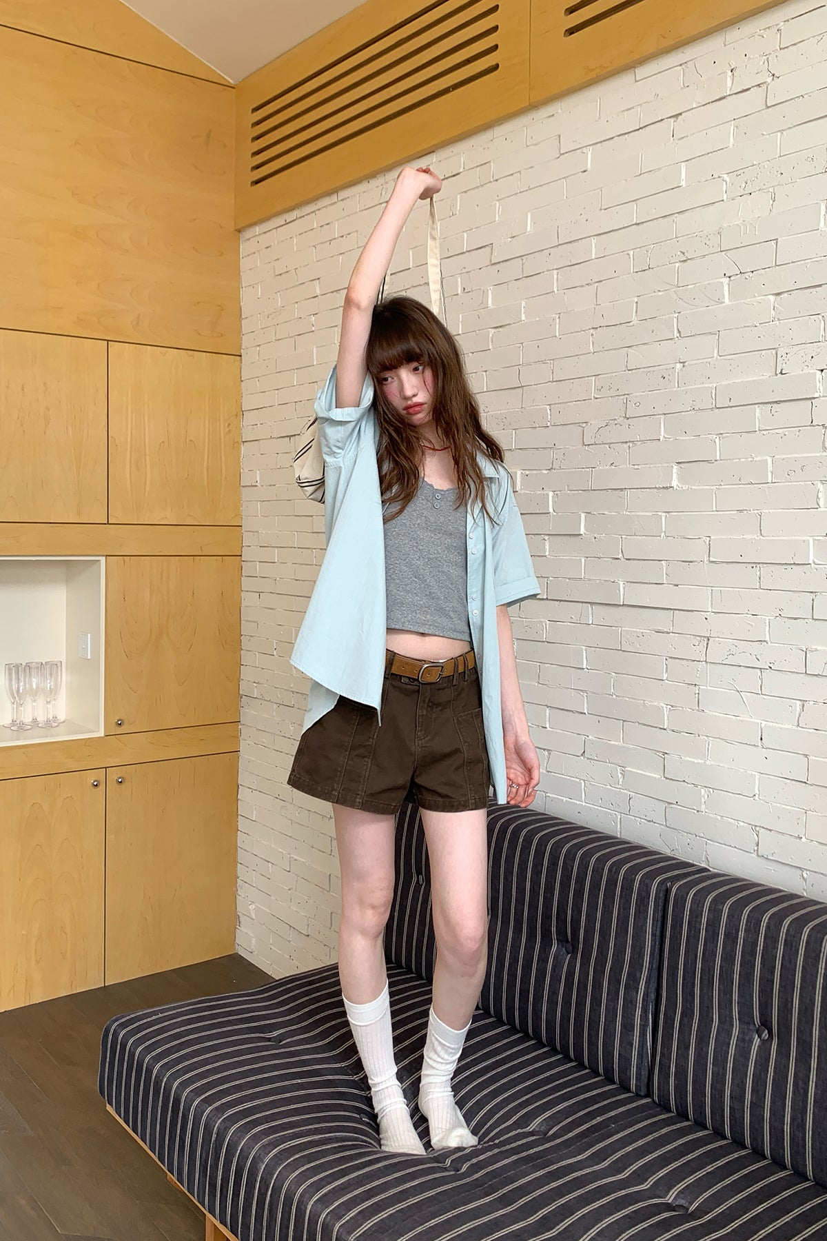 RAINYアメカジギャルmini超短パン26SB13755X