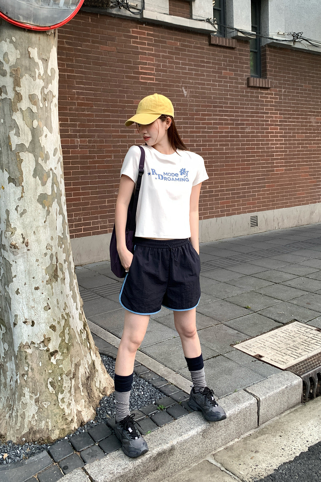 RAINYしゃれ花アルファベットTシャツ26SA23831X