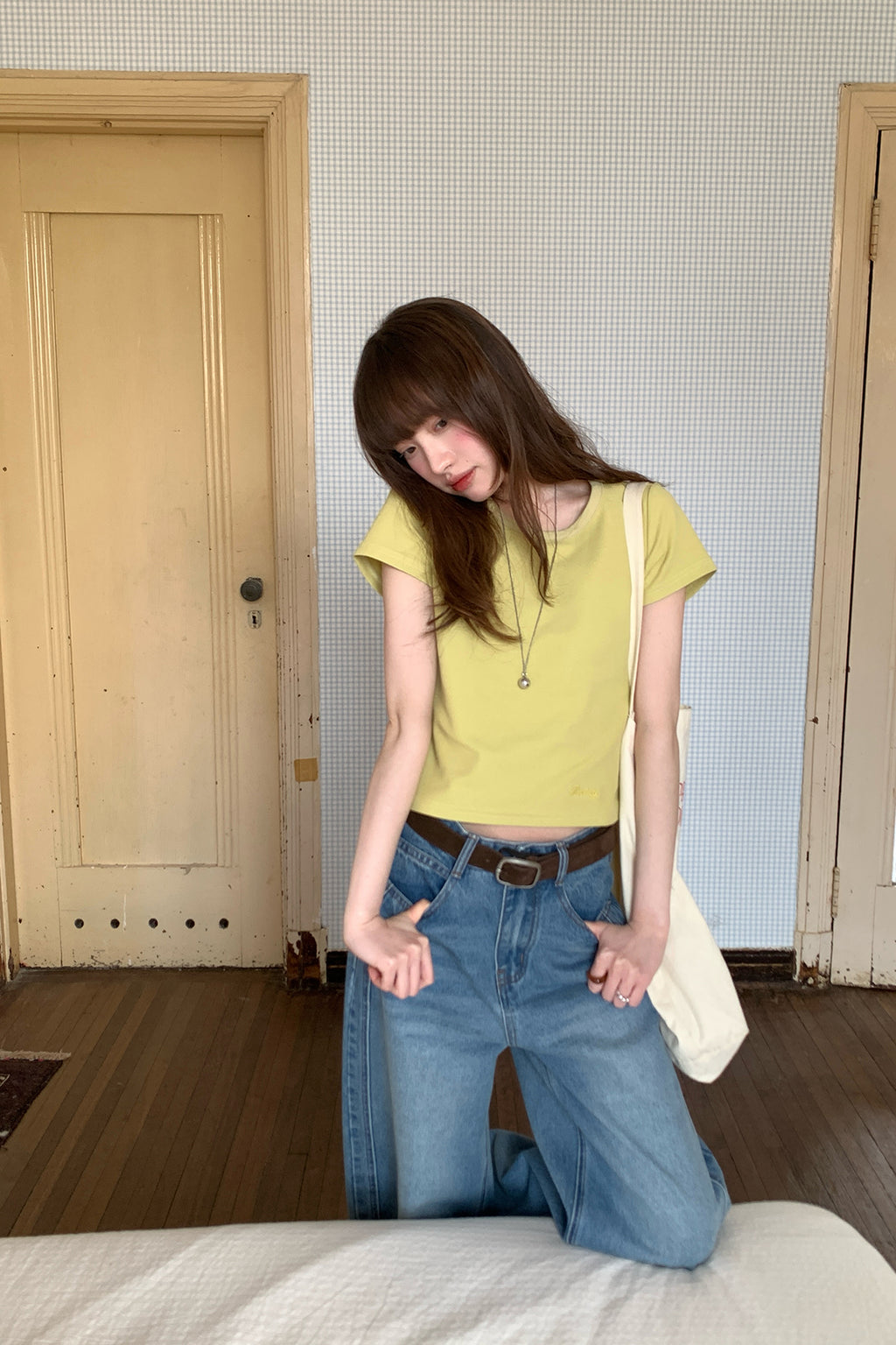 RAINYクラシックフィットワッフルTシャツ26SA23710Y
