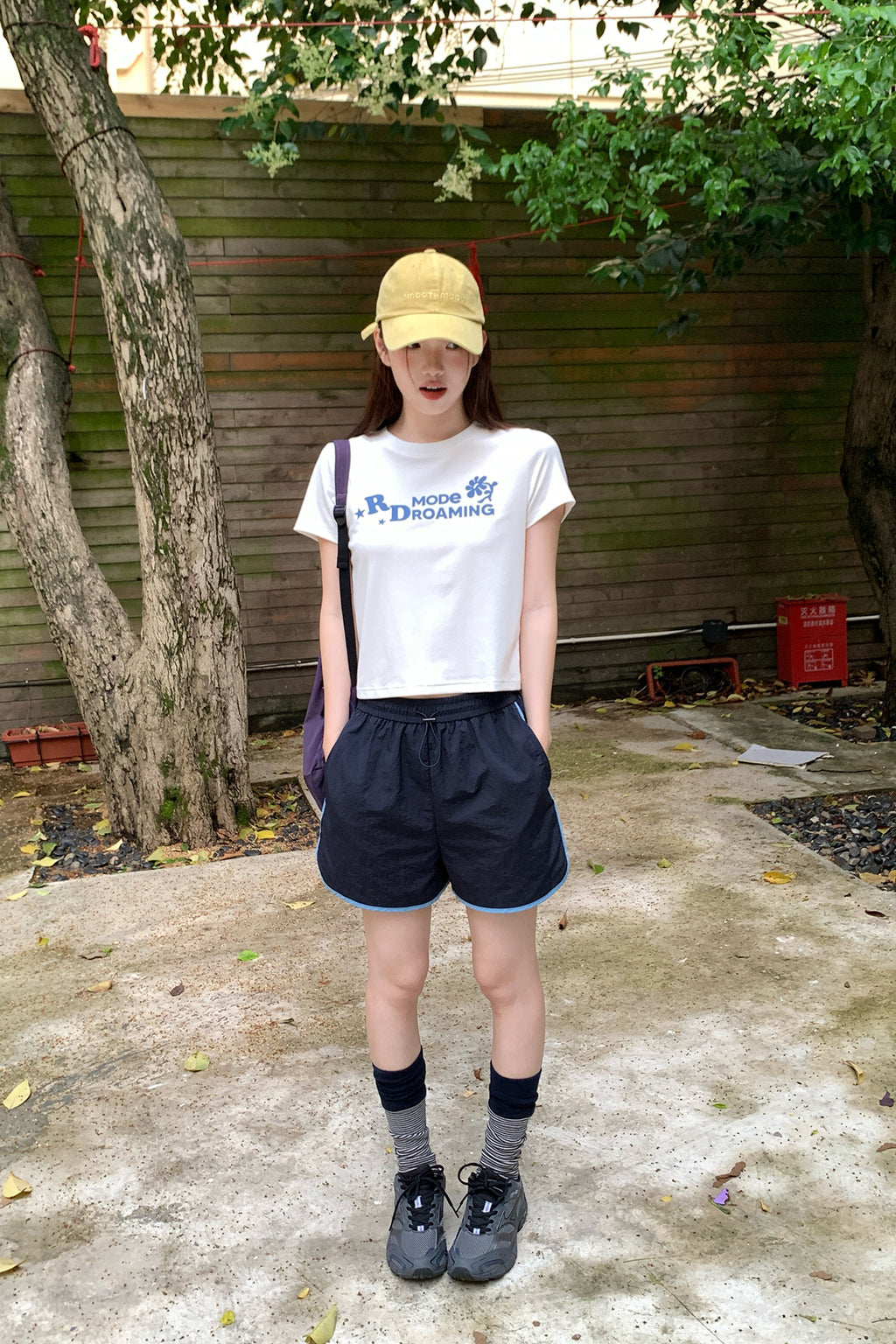 RAINYしゃれ花アルファベットTシャツ26SA23831X