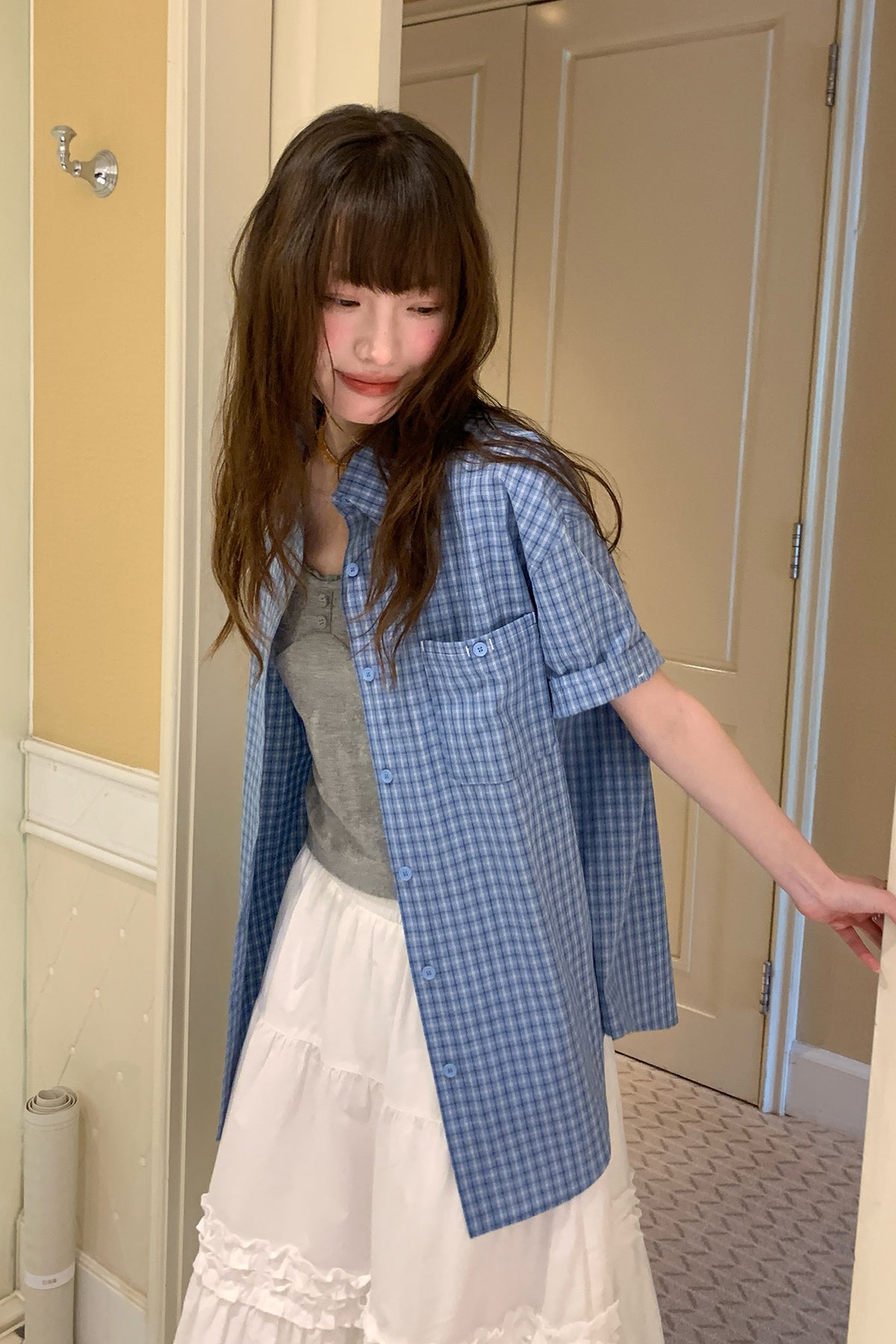 RAINY定番シンプル100均チェックシャツ26SA43731Q