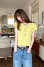 RAINYクラシックフィットワッフルTシャツ26SA23710Y