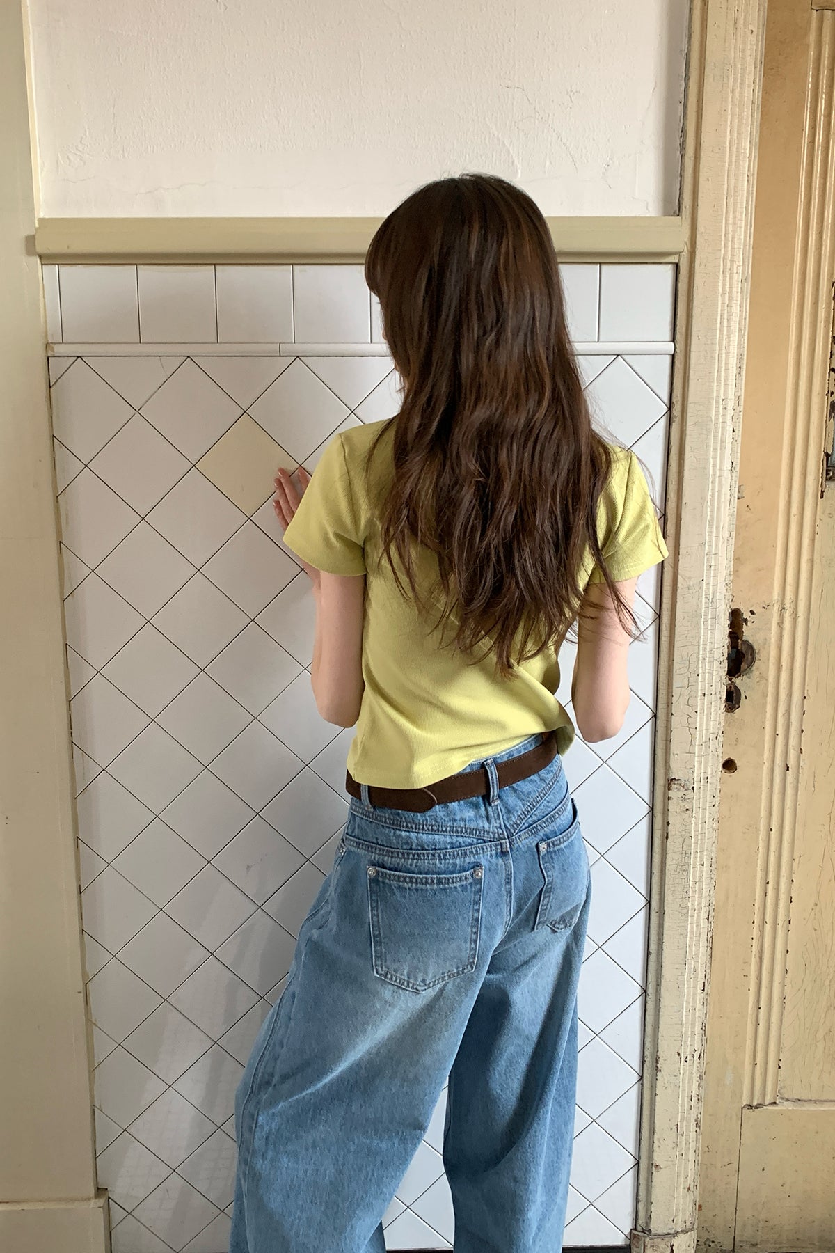 RAINYクラシックフィットワッフルTシャツ26SA23710Y