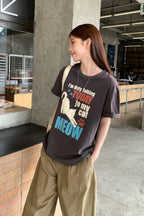 RAINY猫のアルファベットTシャツ26SA23796J
