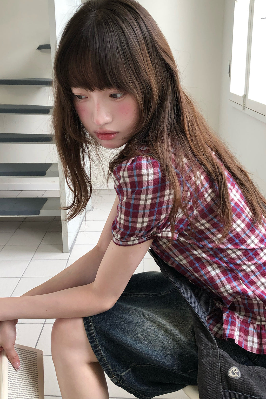 RAINYアクティブ感チェック柄シャツ25SA43833Q