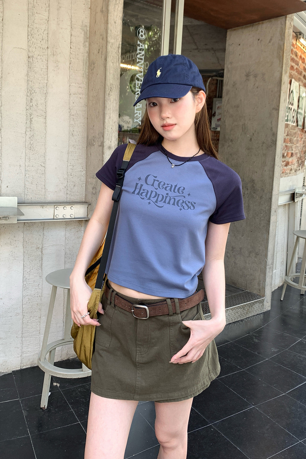 RAINYラグランスリーブアルファベットTシャツ26SA23881J