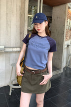RAINYラグランスリーブアルファベットTシャツ26SA23881J