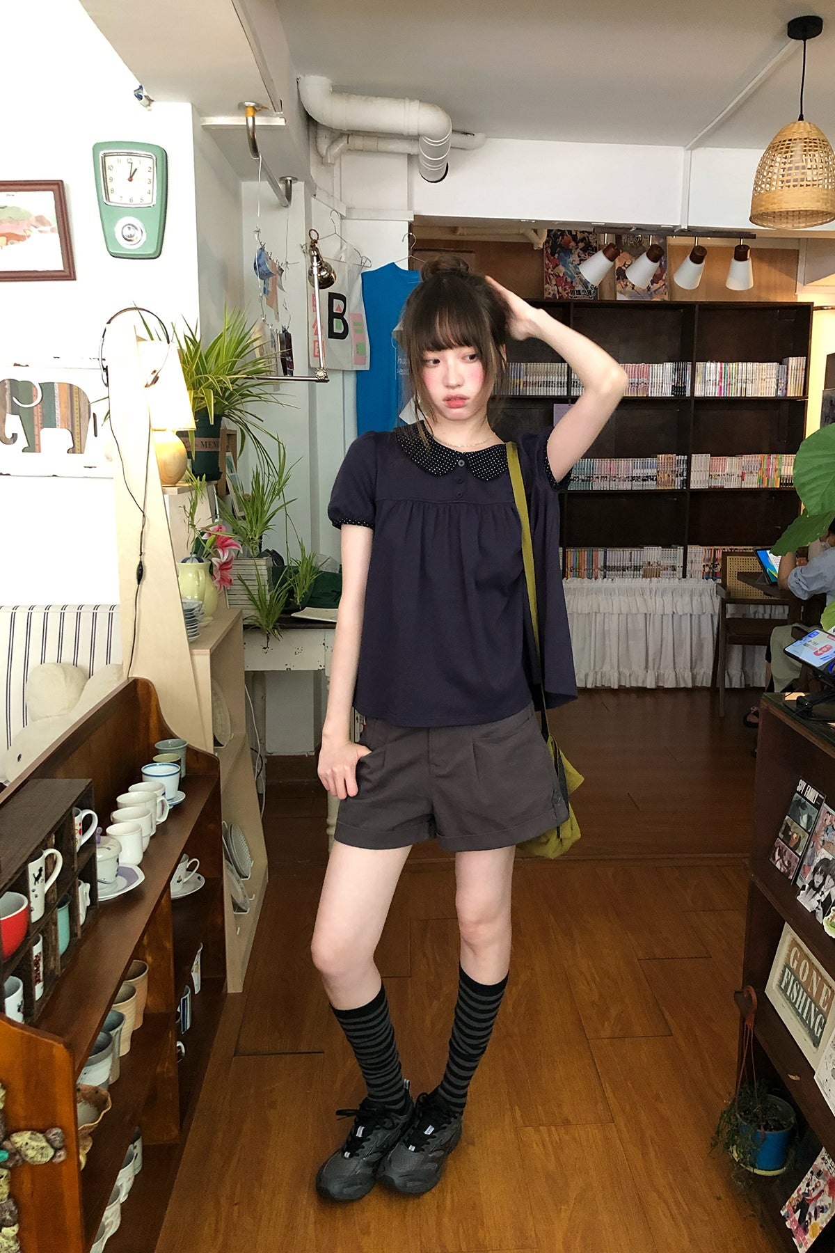 RAINYドットドールネックカラーTシャツ26SA23850S