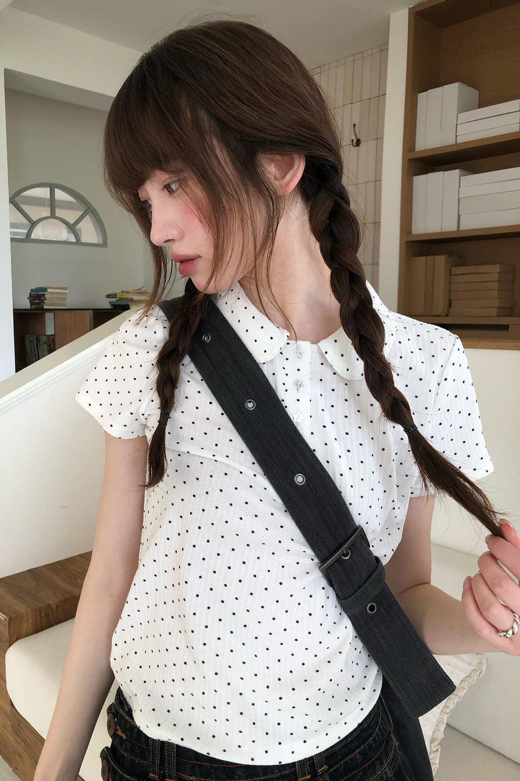 RAINY韓系甘さドールネックTシャツ26SA23732X