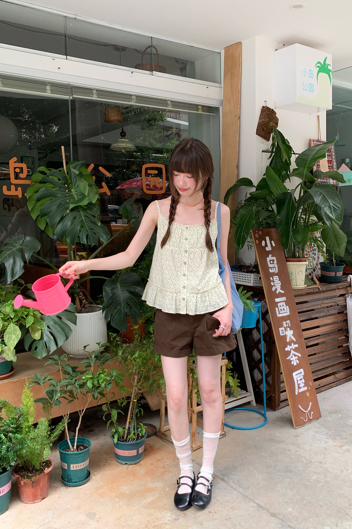 RAINYオールインワンストレートカジュアルパンツ26SB13890S