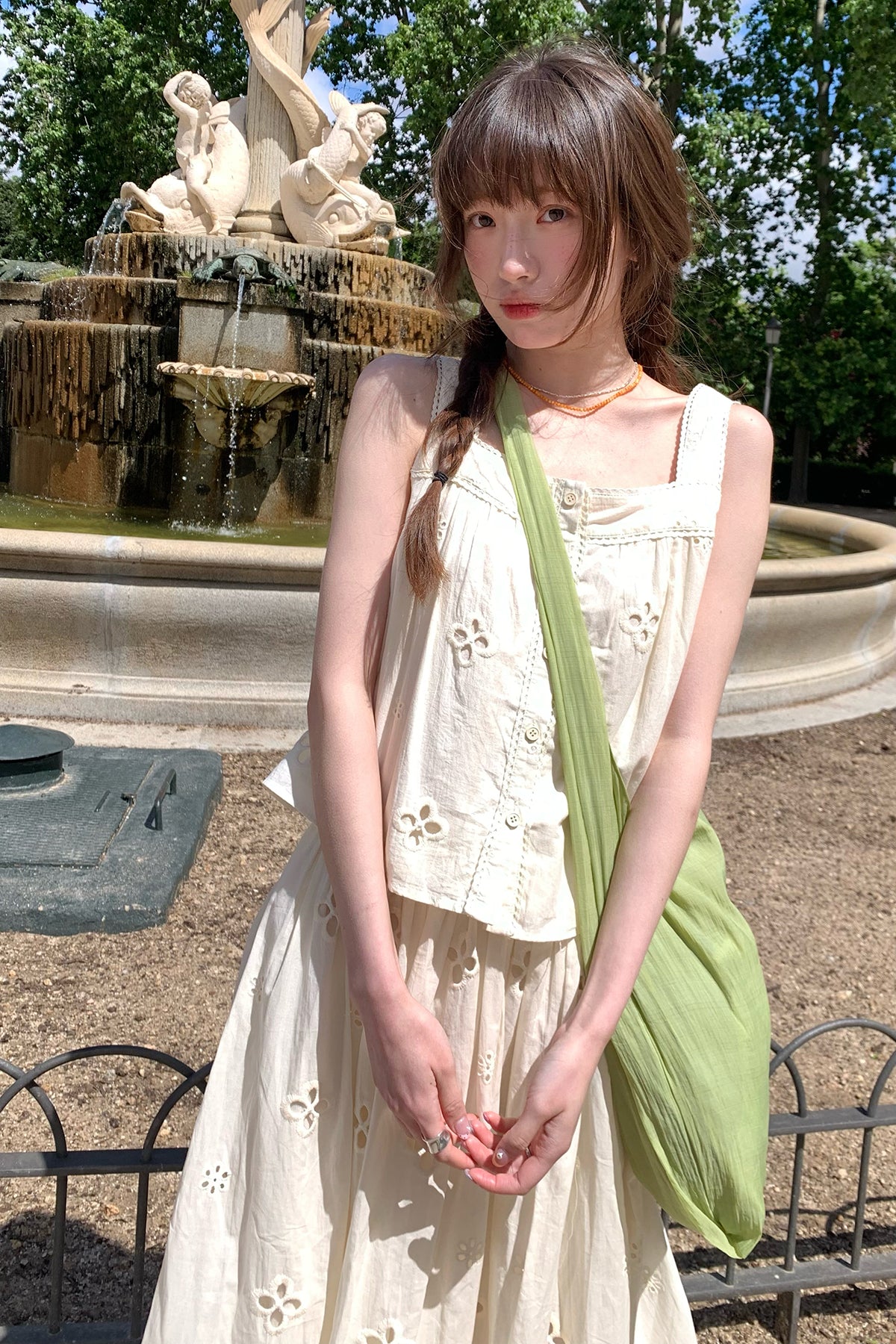 RAINYチェックパッチワークカラー甘美2点セット26SH63799X