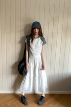 RAINYシックなストライプの花柄Tシャツ26SA23705Q