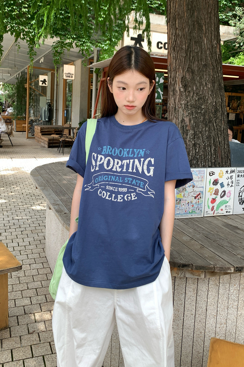 RAINYまだらアルファベットTシャツ26SA23845J