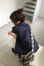 RAINY 甘美レトロアカデミック風ダブルボタンダウンシャツ26SA43754J