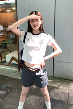 RAINYラグランスリーブアルファベットTシャツ26SA23847J