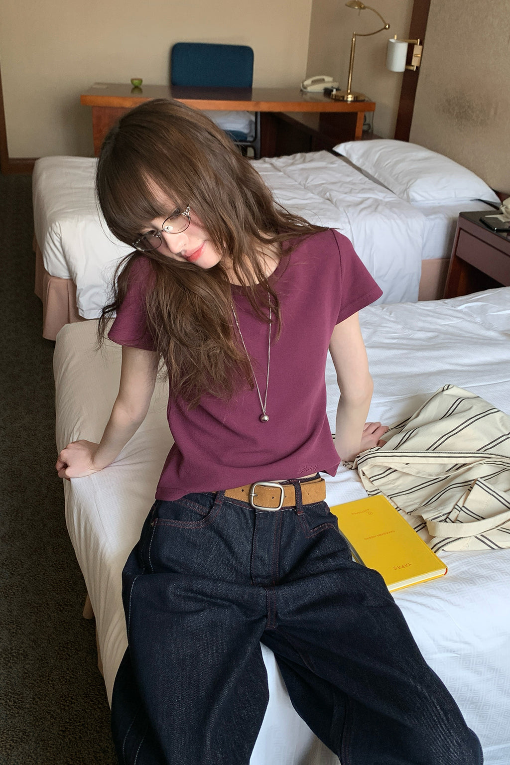 RAINYクラシックフィットワッフルTシャツ26SA23710Y