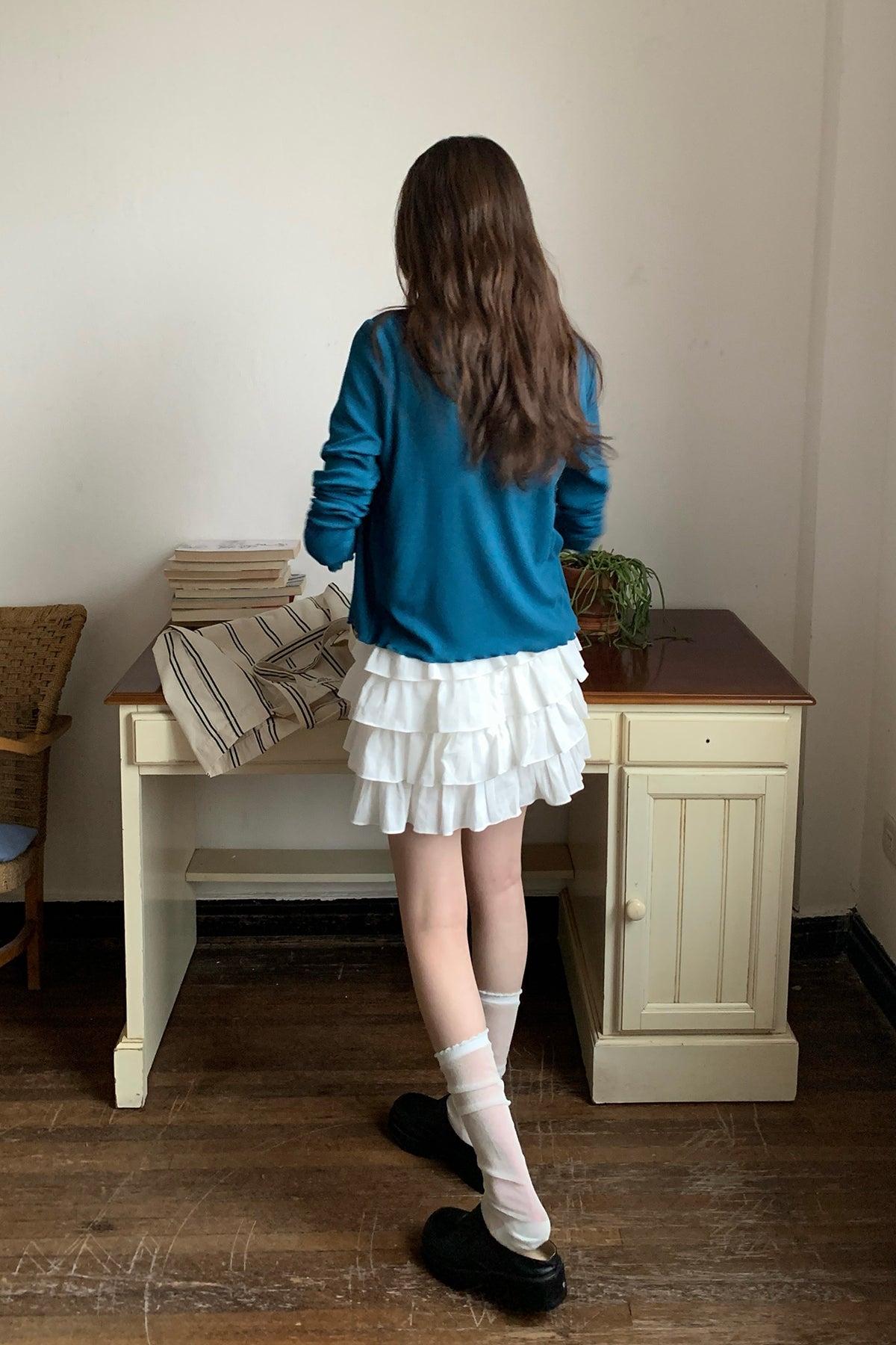 RAINY日焼け止めリラックス感Vネック薄手カーディガン26SG23724X