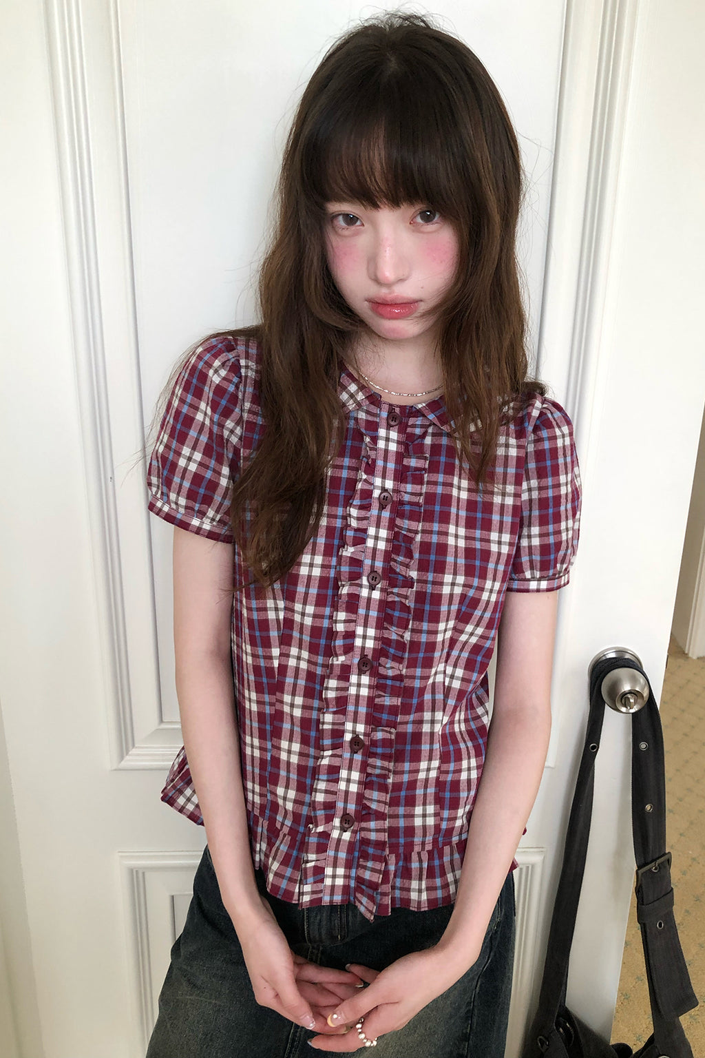 RAINYアクティブ感チェック柄シャツ25SA43833Q