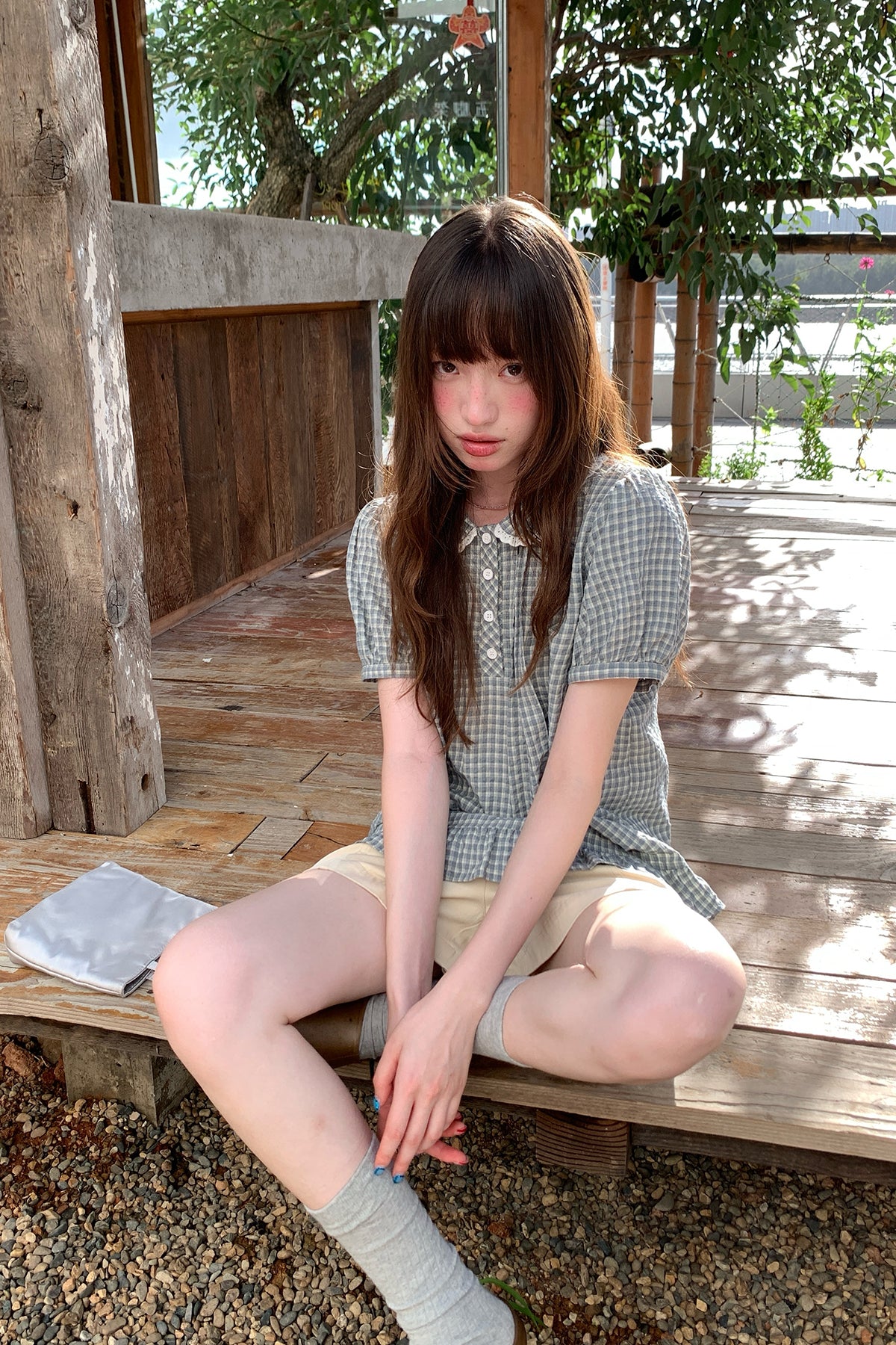 RAINY可愛いドールネックレースシャツ26SA43860J