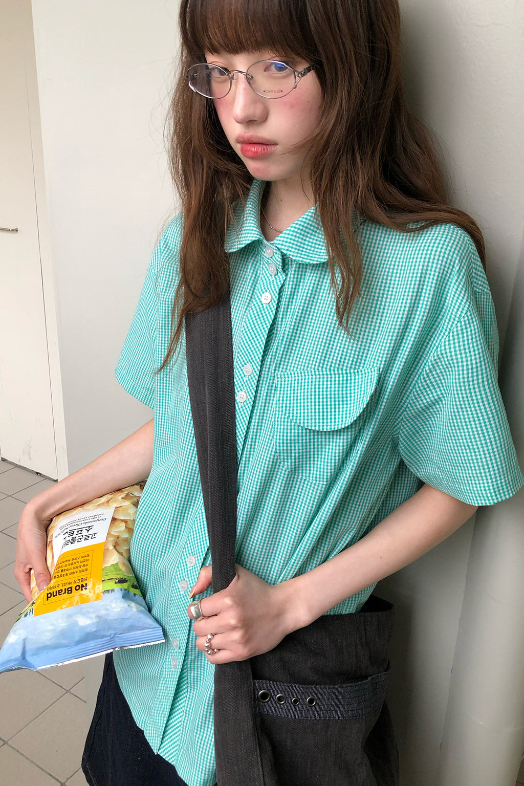 RAINYアクティブ感チェック柄シャツ26SA43837X