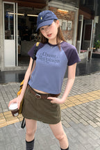 RAINYラグランスリーブアルファベットTシャツ26SA23881J