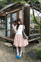 RAINYの少女感たっぷり鹿Tシャツ26SA23889X