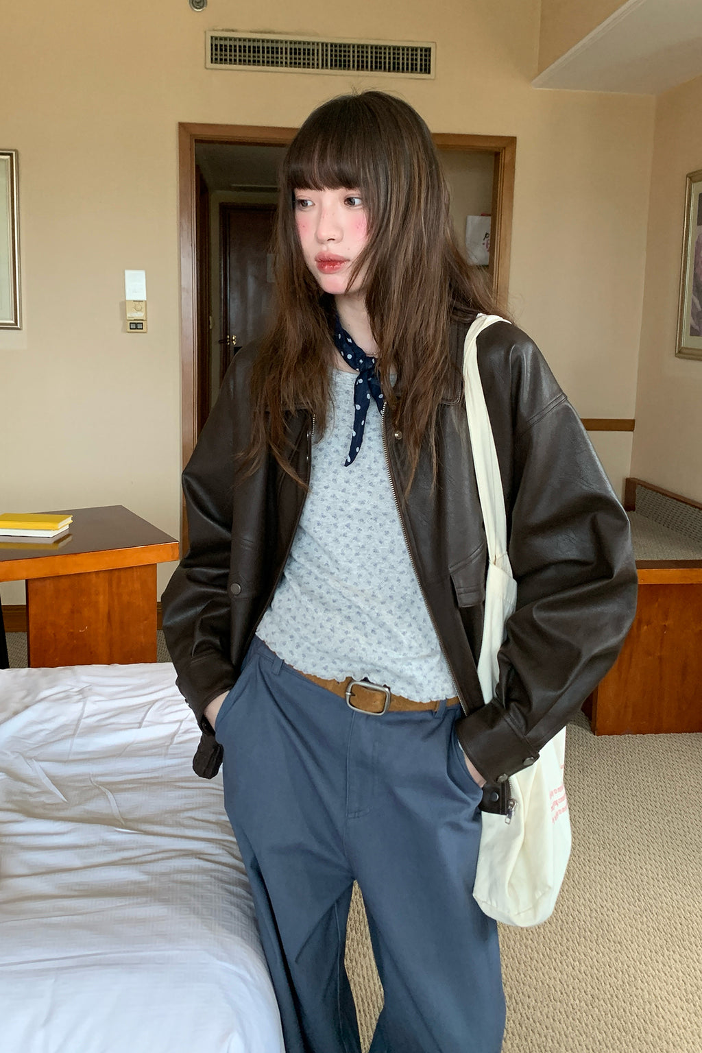 RAINY韓系優しい小花長袖下地26FA22848Y