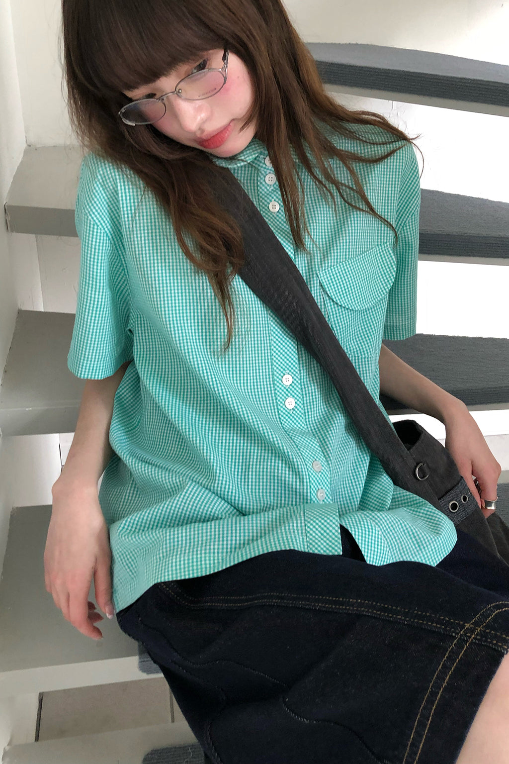 RAINYアクティブ感チェック柄シャツ26SA43837X