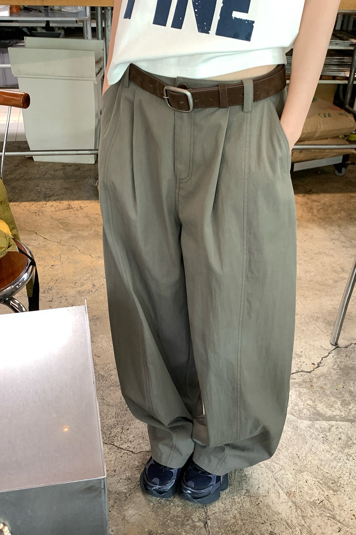 RAINYゆったり分割ワイドパンツ26SB13788J