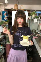 RAINY落書きプリントのアルファベットTシャツ26SA23886Q