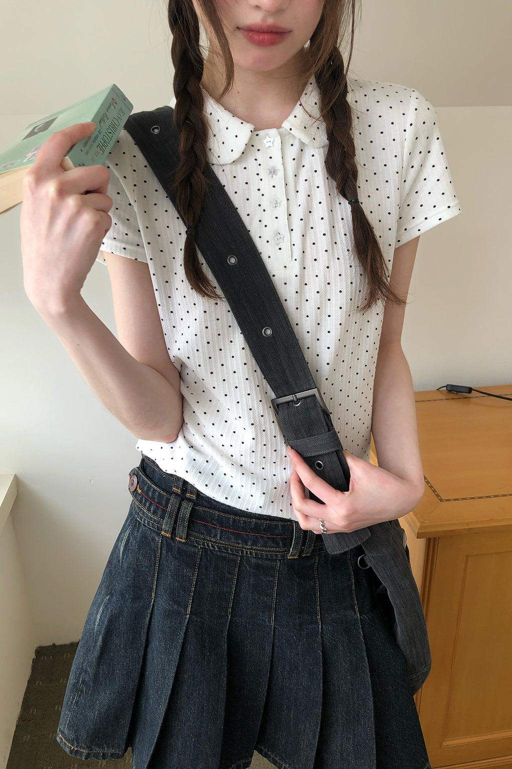 RAINY韓系甘さドールネックTシャツ26SA23732X