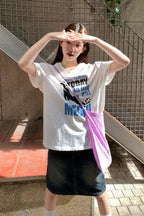 RAINY猫のアルファベットTシャツ26SA23796J