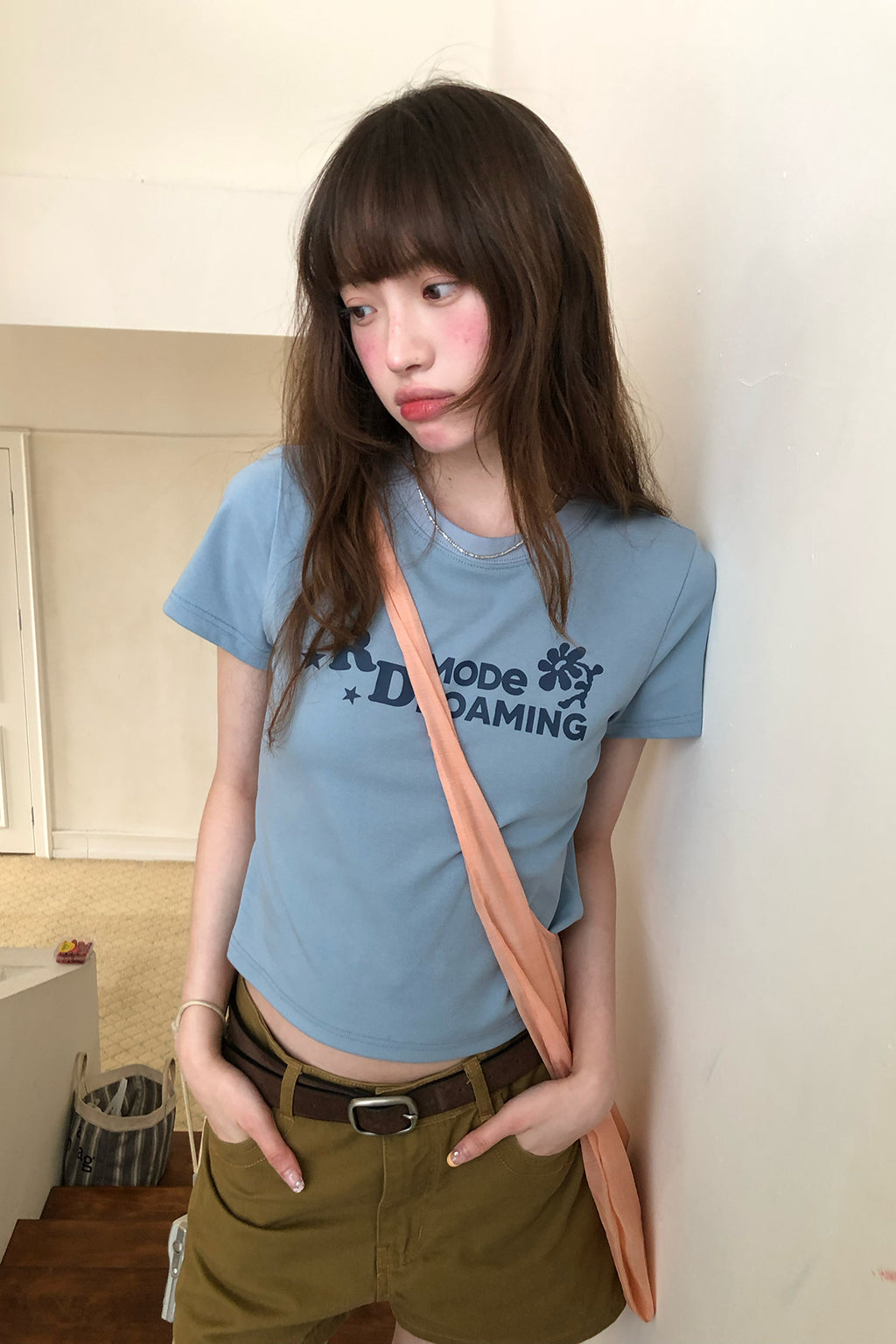 RAINYしゃれ花アルファベットTシャツ26SA23831X