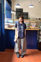 RAINY 韓国風カワイイキュートな猫柄ラウンドネックTシャツ26SA23793X
